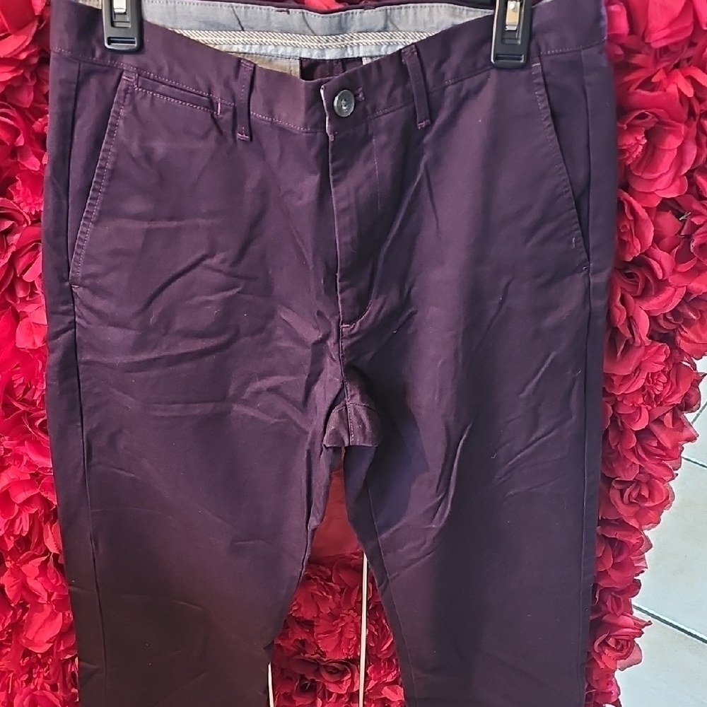 Calvin Klein Men's Plum Pants Size 32/32